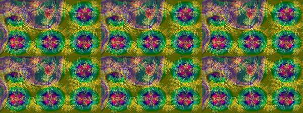 Yeşil, kahverengi ve mavi renkli kar taneleri. Raster illüstrasyonu. Kar tanesi raster deseni. Renkli arka planda izole tatlı kar taneleri.