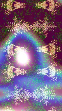 Retro tarzı doku, soyut kış elementleri. Süper tasarım posteri, kapak, mor, mor ve nötr renkli kart tasarımı. Son moda kar taneleri ve elementler onun kartlarını gösteriyor. Kar taneleri tasarımı.