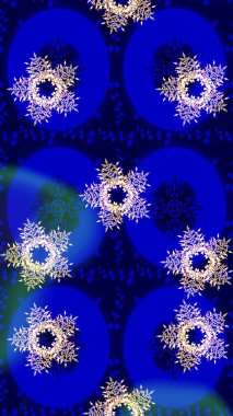 Raster illüstrasyonu. Kar tanesi mavi, nötr ve mor renklerde izole edilmiş. Kar Tanesi Simgesi. Raster illüstrasyonu.