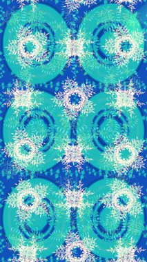 Kar taneleri. Kar tanelerinin soyut arkaplanlı Noel şablonu. Renkler. Noel ve yeni yıl moda baskıları için tatil tasarımı. Raster illüstrasyonu.