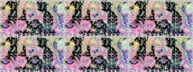 Raster düz çiçekleri pürüzsüz desen. Tarafsız ve siyah renklerde çiçekler. Tasarım hediye paketi, tebrik kartları, posterler ve afiş tasarımı.