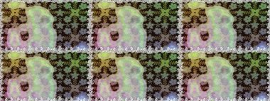 Raster illüstrasyonu. Gri ve nötr renkte çiçekler. Kusursuz çiçek deseni duvar kağıdı için kullanılabilir.