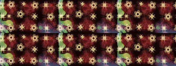 Raster kar taneleri arka planda. Soyut kar taneleri arkaplanda izole edilmiş düz dizayn. Kar tanesi rengarenk desen. Raster illüstrasyonu. Kar taneleri deseni.