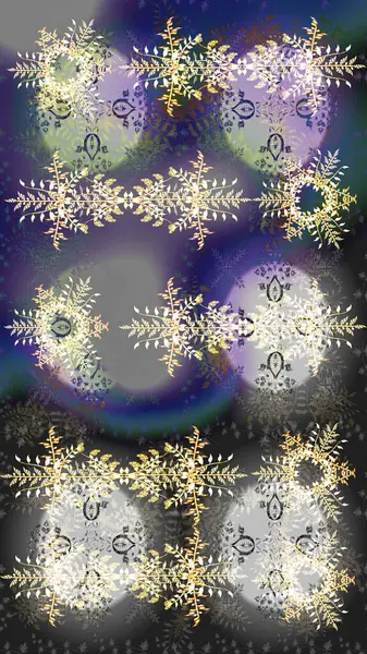 Renkli suluboya kar taneleri. İllüstrasyon kar tanesi. Kışın sembolü. Güzel dekorasyon.