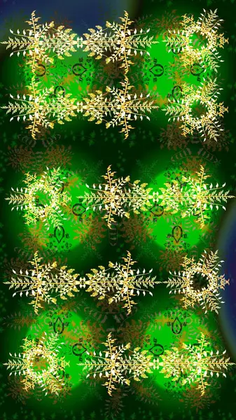 Raster illüstrasyonu. Renkli arka planda güzel kar taneleri. Raster kar taneleri deseni.