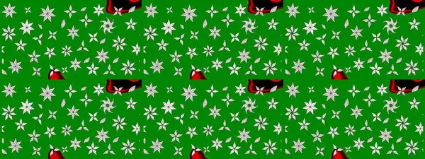 Motley illüstrasyonu. Küçük çiçekte güzel bir desen. Yeşil çiçekli bahar çiçekleri. Moda baskıları için zarif bir şablon. Küçük renkli çiçekler..