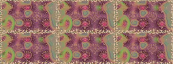 Bej renkli çiçekler. Raster illüstrasyonu. Tropik, dikişsiz çiçek deseni..