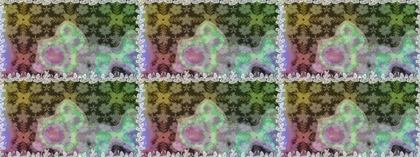 Raster Illustrasyon 'da moda olmayan çiçek deseni. Renkli Yaz Temalı Kusursuz Arkaplan. Düz Çiçek Elementleri Tasarımı. Gri ve nötr renkte çiçekler.