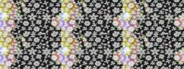 Gri ve nötr renkte çiçekler. Raster düz çiçekleri pürüzsüz desen. Tasarım hediye paketi, tebrik kartları, posterler ve afiş tasarımı.