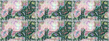 Tomurcukları çiçek olan sevimli bir çiçek deseni. Kumaş, tekstil, duvar kağıdı baskısı için. Eski usul. Raster illüstrasyonu. Kusursuz bir geçmişi var. Raster..