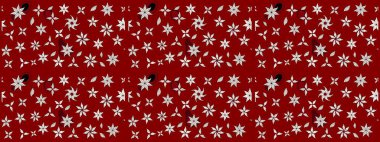 Raster illüstrasyonu. Çiçek desenli çizim. Renkli Bahar Teması eskiz kalıbı. Asya tekstil tarzında. Düz Çiçek Elementleri Tasarımı. Güzel kumaş deseni.