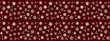 Vadinin yeşil renkli çiçekleri. Çiçeksel çizim kalıbının çizimi.