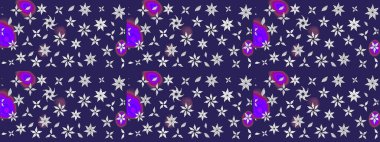 Vadinin yeşil renkli çiçekleri. Çiçeksel çizim kalıbının çizimi.