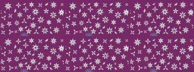 Vadinin yeşil renkli çiçekleri. Çiçeksel çizim kalıbının çizimi.