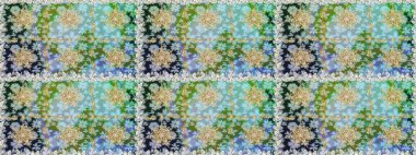 Geleneksel raster ve altın desen. Tarafsız renkler üzerinde klasik oryantal desen. Damask pürüzsüz süsü.