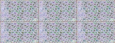 Sonsuz. Kelebekli kusursuz soyut çiçek arkaplanı. Raster. Çizim, karalama, karalama. Moda Kumaşı Tasarımı.