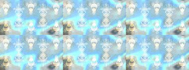 Raster Noel soyut renkli arka plan ve düşen kar tanesi. Noel süslemeleri ve Noel süslemeleri.