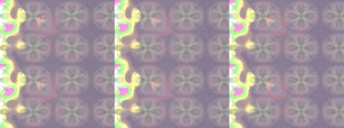 Tarafsız, gri ve bej renkli bitkilerden oluşan parlak çiçekli bir halı deseni..