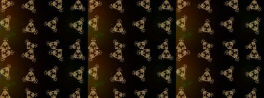 Raster illüstrasyonu. Güzel kumaş deseni. Raster illüstrasyonundaki çiçek desenli çizim. Siyah, kahverengi ve gri renklerde.