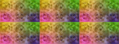 Renkli elementlerle Raster ilginç desen.