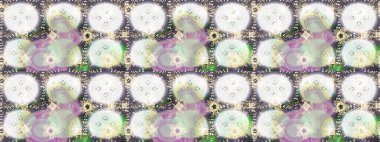 Kar taneleri deseni. Arkaplanda soyut kar taneleri olan düz tasarım. Kar tanesi süsleme deseni. Kar taneleri arka planda. Raster illüstrasyonu.