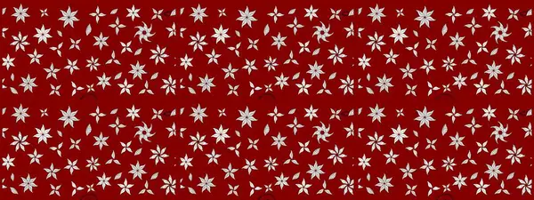 Kırmızı renkte çiçekler. Raster illüstrasyonu. El çizimi çiçekli soyut çizim deseni.