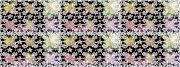 Tarafsız renklerde çiçekler. Raster düz çiçekleri pürüzsüz desen. Tasarım hediye paketi, tebrik kartları, posterler ve afiş tasarımı.