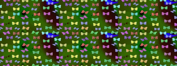 Davetiye, kart ve parmak izi için basit kadınsı bir model. Yeşil arka planda kelebek. Robot resim. Raster illüstrasyonu.