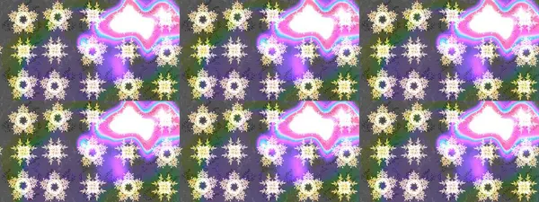 Vadinin gri renkli çiçekleri. Soyut etnik raster çizim kalıbı. Çiçekler..