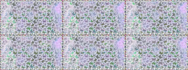 Kıyafetler, erkekler, kızlar ve duvar kağıtları için soyut, pürüzsüz desen. Gri kelebek çizimi. Raster illüstrasyonu. Güzel suluboya kelebekler. Fantezi sevimli illüstrasyon.