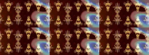 Güzel süs eşyası. Kahverengi, nötr ve mavi renklerde kar tanesi süsü. Kar tanesi süsü Raster illüstrasyonu. Kar taneleri izole edildi.