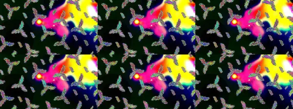 Kar taneleri koleksiyonu. Güzel bir kış süsü. Siyah, mavi ve sarı kar tanelerinden izole edilmiş. Raster illüstrasyonu.