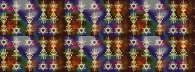 Raster illüstrasyonu. Düz Çiçek Elementleri Tasarımı. Çiçek deseni. Renkli Bahar Teması eskiz kalıbı. Chichi kumaş deseni çiz.