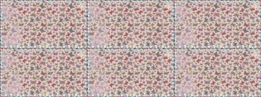 Raster illüstrasyonu. Böceklerle kusursuz bir arka plan. Kıyafetler, erkekler, kızlar ve duvar kağıtları için soyut, pürüzsüz desen. Boyama kitabı için uçan farklı güzel kelebekler..