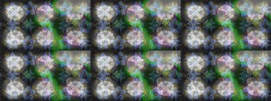 Renkli arka planda izole tatlı kar taneleri. Gri, nötr ve yeşil renkler ve kar taneleri. Raster illüstrasyonu.