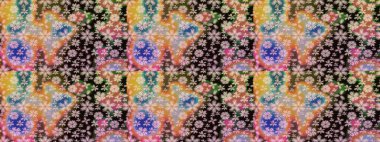 Çiçekli güzel suluboya desen. Raster illüstrasyonu. Tarafsız renklerde.