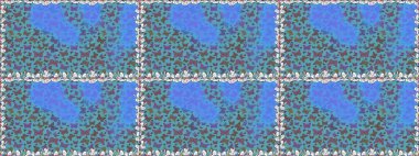 El çizimi kelebekli moda raster yaz deseni. Raster illüstrasyonu. Kusursuz desen. Kağıt, kumaş, ambalaj kağıdı ve duvar kağıdı tasarımı için sevimli bir arkaplan.