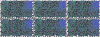 Bahar Kelebeği teması. Duvar kağıdı için böcek dokusunun tekrarı. Raster illüstrasyonu. Mavi ve gri lekeli, pürüzsüz kelebek kumaşı..