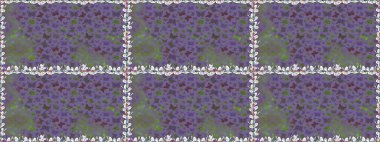 Eflatun ve gri soyut suluboya kelebekleri olan pürüzsüz bir arkaplan deseni. Sonsuz. Yazdırmayı tekrarla. Raster illüstrasyonu.