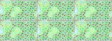 Raster Kelebekleri deseni. Soyut, pürüzsüz bir arkaplan. Tarafsız ve yeşil renkli resimler tropikal kelebeklerle birlikte. Duvar kağıtları, web sayfası arkaplanları, yüzey dokuları, tekstil için mükemmel..