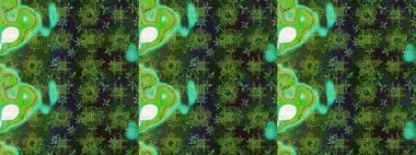 Sabıka fotoğraflarında, bebek kıyafetlerinde, duvar kâğıtlarında, paket kutularında falan kullanılabilir. Zarif, parlak ve eskiz yeşil çiçek deseni tasarımı.