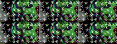 Çiçek desenli eskiz. Yeşil renkli çiçekler. Tişört baskısı için çiçek boyama rasteriName.