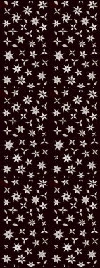 Çiçek kompozisyonu. Raster deseni. Çiçek arkaplan. Çiçek kolajı. Küçük çiçekte güzel bir desen var. - Siyah çiçekler. Doğa.