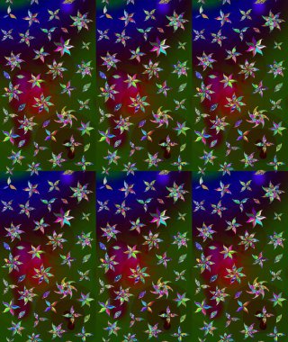 Çiçekli yeşil renkte bir çiçek deseni çiz. Suluboya tarzında yeşil renkte çiçekler.