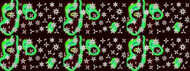 Eskiz arkaplan modeli. Siyah yapraklı yabani çiçekler. Suluboya, elle çizilmiş. Raster illüstrasyonu.