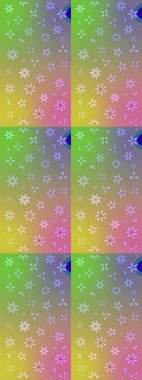 Tarafsız el çizimi desen. Sanat, inspineutral stil çiçekler ve arka plan bırakır. Raster deseni. Karalama çiçekleri çizim deseni.