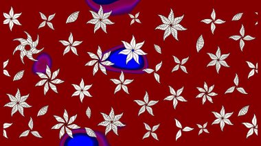 Küçük çiçekteki sevimli çiçek deseni. Tony 'nin kumaş kalıbını çiz. Modaya uygun kumaş deseni. Raster illüstrasyonu.