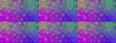 Kartlar, davetiyeler, tarih kartları ve daha fazlası için kullanılabilir. Büyük bir çiçek boyası seti. Raster şirin suluboya çiçek deseni çizimi.