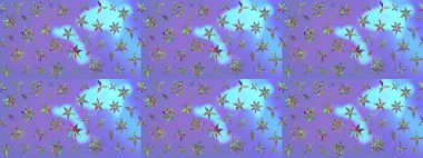 Taslak dekoratif arka plan, çiçek mandala. Mor renklerde. Çiçek. Raster illüstrasyonu.