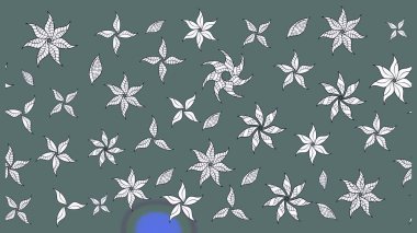 Parlak çiçekli nötr renkler üzerine soyut çizim deseni. Küçük çiçekte hoş bir çiçek deseni var. Çiçek elementli zarif raster dokusu..